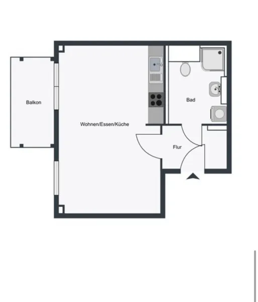 Stilvolle 1-Zimmer-Wohnung in Berlin Pankow — photo 1